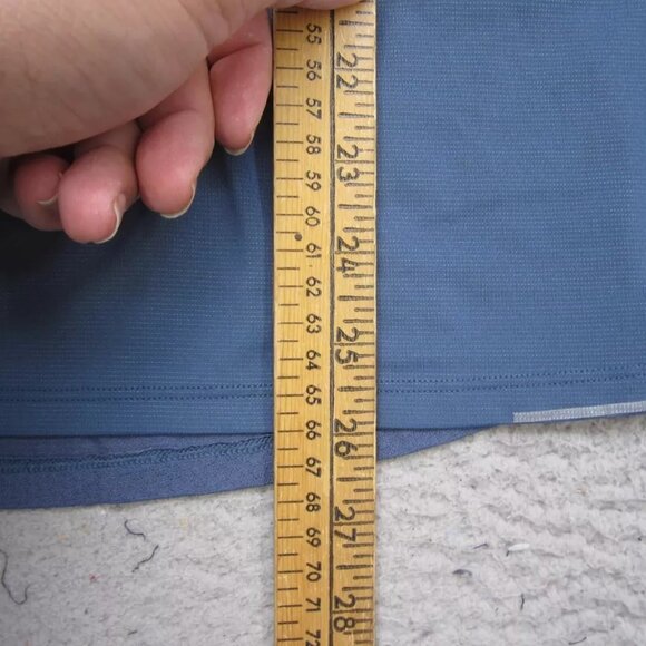 Lululemon Running Shirt Mens Small Blue Reflective - Picture 6 of 6